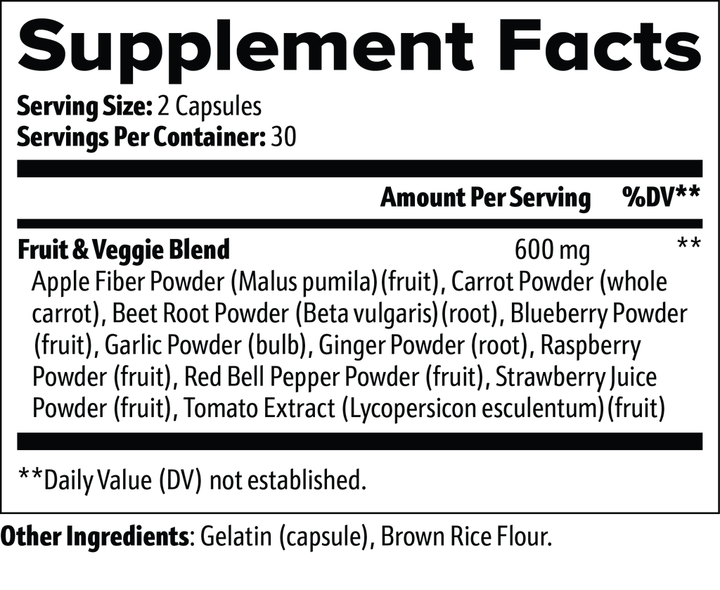 fruits & veggies capsules